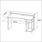 Mesa Gamer Multimóveis Cr25050 Preta/azul
