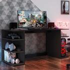 Mesa Gamer Multimóveis Guilda Fg3564 Preta