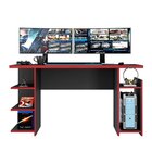 Mesa Gamer Nt 2065 135,8cm Preto Tx E Vermelho Preto Tx/verme