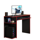 Mesa Gamer Para Computador Com Prateleira E Suporte Extensíve