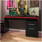 Mesa Gamer Para Computador Desk X4– Preto /vermelho - Larbelle