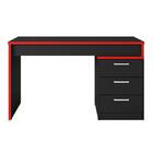 Mesa Gamer Para Computador Desk X5 - Preto /vermelho - Larbel