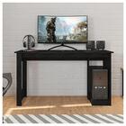 Mesa Gamer Para Computador Escrivaninha Preta 136 Cm Caemmun