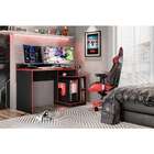 Mesa Gamer Play Preta E Vermelha