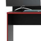 Mesa Gamer Play Preta E Vermelha