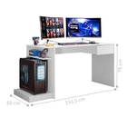 Mesa Gamer Powder Branco