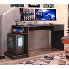 Mesa Gamer Powder Preto Vermelho