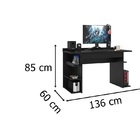 Mesa Gamer Preto - Ej Móveis