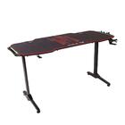 Mesa Gamer Rgb Series T Preta E Vermelha