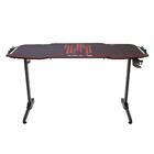 Mesa Gamer Rgb Series T Preta E Vermelha