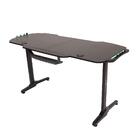 Mesa Gamer Rgb Series T Preta E Vermelha