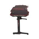 Mesa Gamer Rgb Series T Preta E Vermelha