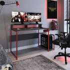 Mesa Gamer Ryze Grafite E Vermelha