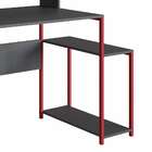 Mesa Gamer Ryze Grafite E Vermelha