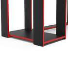 Mesa Gamer Singapura Preta E Vermelha