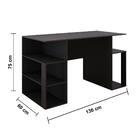 Mesa Gamer Somalia Preto Casa Mobilia