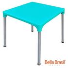 Mesa Gioia Base Pintada - Turquesa