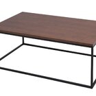 Mesa Grande Centro Sala Orleans Estilo Industrial Metal Madei