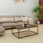 Mesa Grande Centro Sala Orleans Estilo Industrial Metal Madei