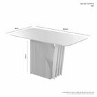 Mesa Harpa Candian 180cm Tampo Copo Jcm Movelaria Cinamomo-of