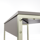 Mesa Home Office Champagne E Moca