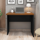 Mesa Home Office Escritório Computador Resistente Mdp Nogueir