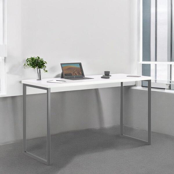 Mesa Home Office Escrivaninha Shine 1,00 Branco