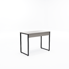 Mesa Home Office - Metalon Preto Moca