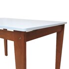 Mesa Ibizza 120x80 Estrutura Madeira Maciça Tampo Mdf Laquead