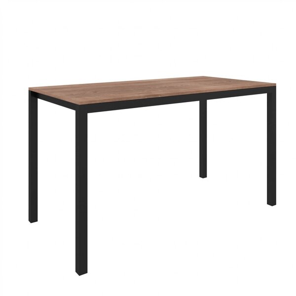Mesa Industrial 136cm Fabone Móveis Preto/demolição