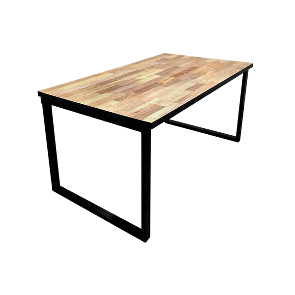 Mesa Industrial Apolo Madeira Maciça Taúri De Marchetaria 2,5