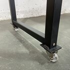 Mesa Industrial Com Rodinhas Hub Com 176cm Freijo / Preto