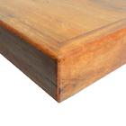 Mesa Industrial Dallas Madeira Maciça 1 50m Ferragem Preta