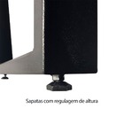 Mesa Industrial Diamond Madeira Maciça 1 20m Ferragem Preta