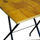 Mesa Industrial Dobrável Madeira Natural