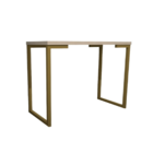 Mesa Industrial Escrivaninha Moderna Mdf 100x45 Metalon Doura