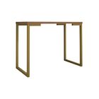 Mesa Industrial Escrivaninha Moderna Mdf 100x45 Metalon Doura