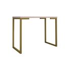 Mesa Industrial Escrivaninha Moderna Mdf 120x45 Metalon Doura