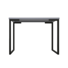 Mesa Industrial Escrivaninha Moderna Mdf 120x45 Metalon Preto
