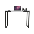 Mesa Industrial Escrivaninha Moderna Mdf 120x45 Metalon Preto