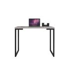 Mesa Industrial Escrivaninha Moderna Mdf 120x60 Metalon Preto