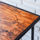 Mesa Industrial Imbuia Com 2 Bancos