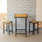 Mesa Industrial Madeira Natural