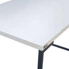 Mesa Industrial Mdf Branca 130cm - Branco