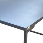 Mesa Industrial Mdf Branca 130cm - Preto