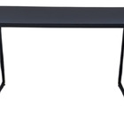 Mesa Industrial Mdf Branca 130cm - Preto