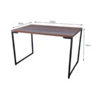 Mesa Industrial Mdf Freijó 100cm