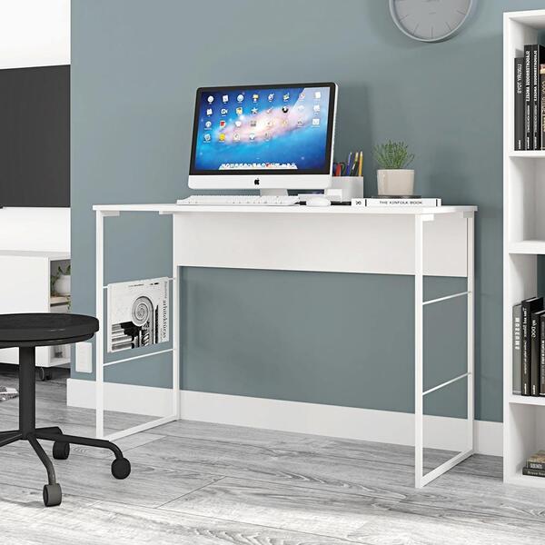 Mesa Industrial Para Escritório Branca Fabrick 120 Caemmun