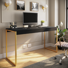 Mesa Industrial Para Estudo Escritório 1,50cm Design Moderno