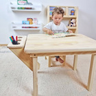 Mesa Infantil Alecrim Em Madeira - Natural
